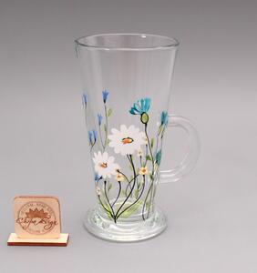 Skleněný hrnek - latte - Vesna