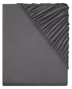 Livarno home Žerzejové napínací prostěradlo Modal, 90-100 x 200 cm (tmavě šedá) (100390070001)
