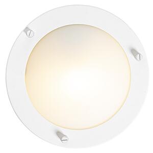 Moderní stropní svítidlo bílé 18 cm IP44 - Yuma