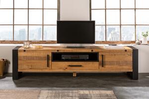 Televizní stolek THOR NATUR 200 CM masiv borovice Nábytek | Obývací pokoj | Televizní stolky