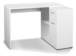 LIVARNO home Psací stůl se skříňkou, bílá (850000308)