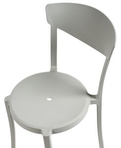 Set 4 ks jídelních židlí Valkyrja (světle šedá). 1076427
