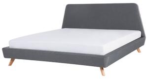 Manželská postel 180 cm Ventura (šedá) (s roštem). 1076422