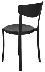 Set 8 ks jídelních židlí Valkyrja (černá). 1076428