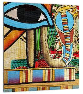 Obraz s egyptskými motivy (30x30 cm)