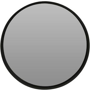 Černé kulaté zrcadlo MINIMAL, 50 cm