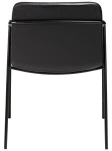 ​​​​​Dan-Form Černá koženková jídelní židle DAN-FORM Boto