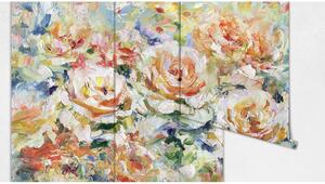 Fototapeta Romantické malované růže Samolepící 250x250cm