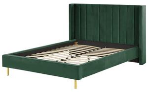 Manželská postel 140 cm Vue (zelená) (s roštem). 1076450