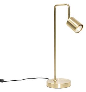 Moderní stolní lampa mosazná nastavitelná - Java