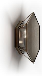 Il Fanale 295.11.MM Massira, moderní nástěnné svítidlo z perforovaného plechu, 1x10W E14, 26x31cm