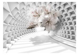 Fototapeta - Flowers in the Tunnel