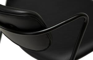 ​​​​​Dan-Form Černá koženková jídelní židle DAN-FORM Zed