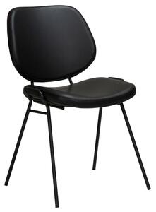 Dan-Form Černá koženková jídelní židle DanForm Yeet