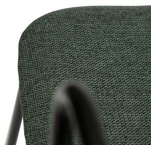 ​​​​​Dan-Form Zelená látková jídelní židle DAN-FORM Zed