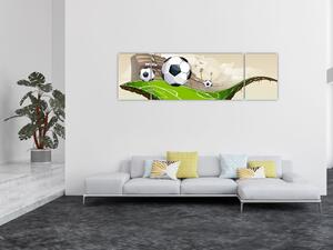 Obraz - Fotbalové hřiště (170x50 cm)