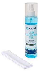 Čisticí gel na LCD obrazovky Platinet 250 ml + utěrka z mikrovlákna, bílá