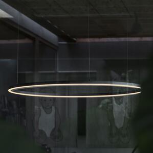 Ideal Lux - LED Lustr na lanku ORACLE SLIM LED/42W/230V 3000K pr. 90 cm černá