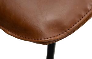 ​​​​​Dan-Form Hnědá koženková barová židle DAN-FORM Fierce 78 cm