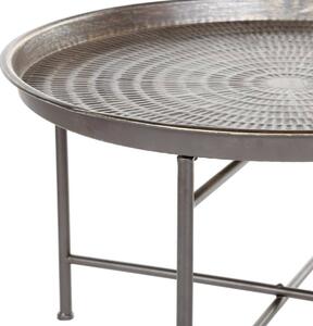 Odkládací stolek, kovový, kulatý, průměr 65 cm