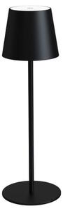 LED Stmívatelná nabíjecí stolní lampa LED/4W/4000 mAh 3000/4000/5500K IP44 černá