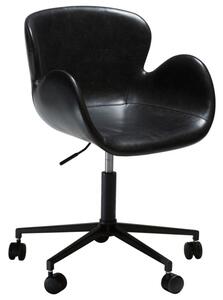 ​​​​​Dan-Form Černá koženková konferenční židle DAN-FORM Gaia