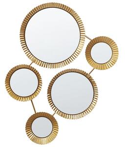 Nástěnné zrcadlo Waittres (zlatá). 1076576