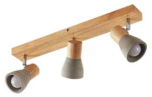 Lindby - Filiz 3 Stropní Lampa Concrete/Wood - Lampemesteren
