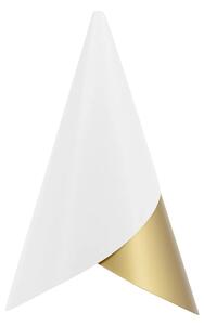 Stínidlo Cornet mosaz UMAGE pro E27, Ø 13,4 cm, v. 23,8 cm Barva: Bílá