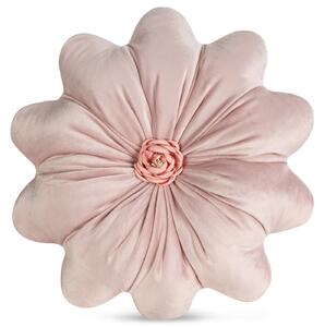 DEKORAČNÍ POLŠTÁŘ FLORES 5 Ø40 CM PUDROVÁ
