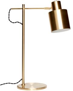 Zlatá kovová stolní lampa Hübsch Brolen 56 cm