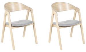 Set 2 ks jídelních židlí Yugo (světlé dřevo). 1076634