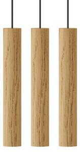 Umage Závěsné dřevěné svítidlo CHIMES, 3x2W, Ø 20 cm, CRI82 Barva: Dub