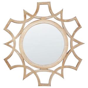 Nástěnné zrcadlo Zaccai (světlé dřevo). 1076645