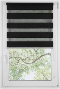 Roleta Den Noc neinvazivní soft Černá 36x150 cm