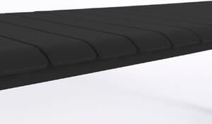 Černá kovová zahradní lavice ZUIVER VONDEL 129,5 x 45 cm