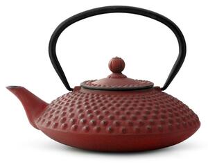 Bredemeijer Litinová konvička na čaj Xilin 1,25L, červená