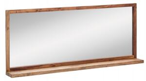 Koupelnový set široká komoda a zrcadlo Victoria světlá akácie