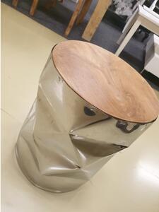 Stolička z teaku a hliníku Stol