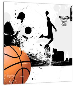 Obraz - Hráč basketbalu (30x30 cm)