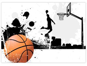 Obraz - Hráč basketbalu (70x50 cm)