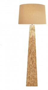 Vysoká lampa z bambusu a perleti Rebell