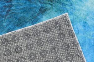 Makro Abra Kusový koberec pratelný TOSCANA 36510 Absraktni Moderní pogumovaný vícebarevný modrý Rozměr: 80x150 cm