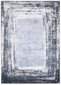 Makro Abra Kusový koberec pratelný TOSCANA 23670 Klasický Moderní pogumovaný tmavě šedý Rozměr: 80x150 cm