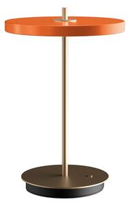 Umage Přenosná LED stolní lampa ASTERIA Move 2,3W, v. 30,6 cm, 3000K stmívatelná Barva: Oranžová