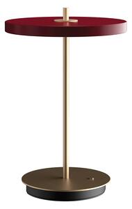 Umage Přenosná LED stolní lampa ASTERIA Move 2,3W, v. 30,6 cm, 3000K stmívatelná Barva: Červená