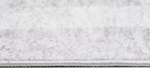 Makro Abra Kusový koberec pratelný TOSCANA 21281 Klasický Moderní pogumovaný světle šedý Rozměr: 80x150 cm