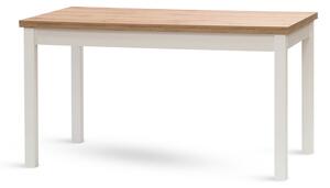 Stima Stůl W21 Rozměr: 140x80 + 40 cm, Odstín: Dub Wotan, Odstín podnože: Bílá