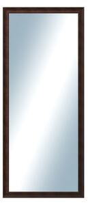DANTIK - Zarámované zrcadlo - rozměr s rámem cca 60x140 cm z lišty KOSTELNÍ malá hnědá (3165)
