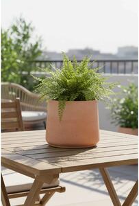 Květináč TROPICO, sklolaminát, výška 20 cm, oranžová